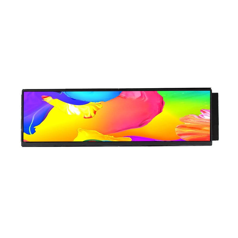 VSDISPLAY 12.6 Inch IPS LCD Screen Monitor 1920x515 Display with Cable Kit,Fit for DIY Y60 PC Case CPU GPU Secondary Monitor Panel - Image 1