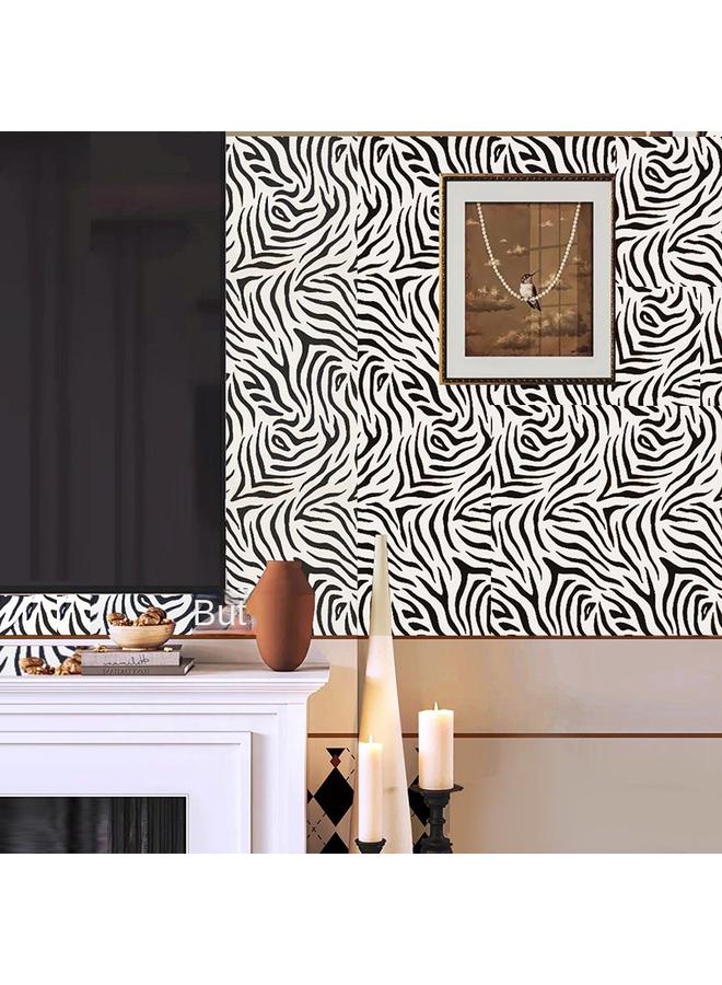 Bluejw Nordic Striped Wallpaper Self-adhesive Living Room Dormitory Checkerboard Ins Background Wallpaper Adhesive Wardrobe Ins Paper - Image 5