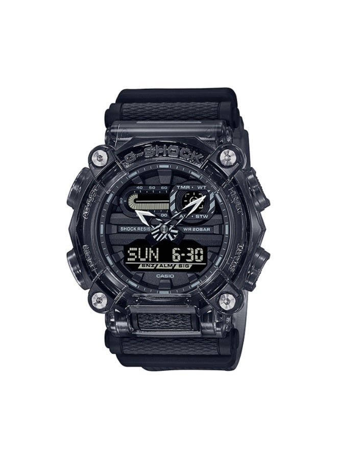 CASIO G-SHOCK GA-900SKE-8ADR Analog-Digital Men’s Watch, Shock Resistant, 200M Water Resistant, Semi-Transparent Resin Strap - Image 1