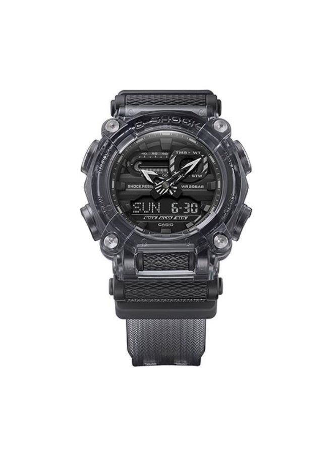 CASIO G-SHOCK GA-900SKE-8ADR Analog-Digital Men’s Watch, Shock Resistant, 200M Water Resistant, Semi-Transparent Resin Strap - Image 2