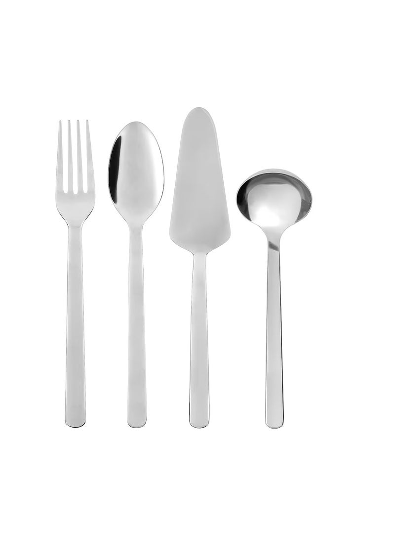 طقم تقديم 4 قطع، ستنلس ستيل - Image 3