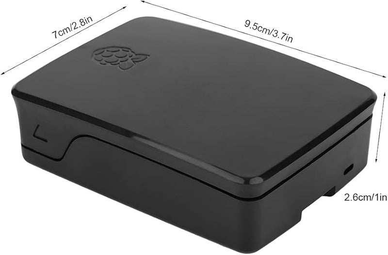 Black ABS Protective Shell Case with Snap In Slot for 4B black - Image 1