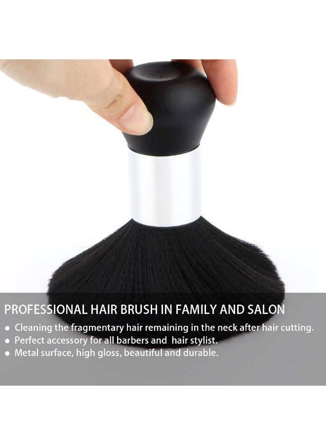 Black Large Barber Brush Neck Duster, Soft Hairbrush for Hair Cutting Neck Face Cleaning Hair Sweep Brushes Salon Tool - Image 4