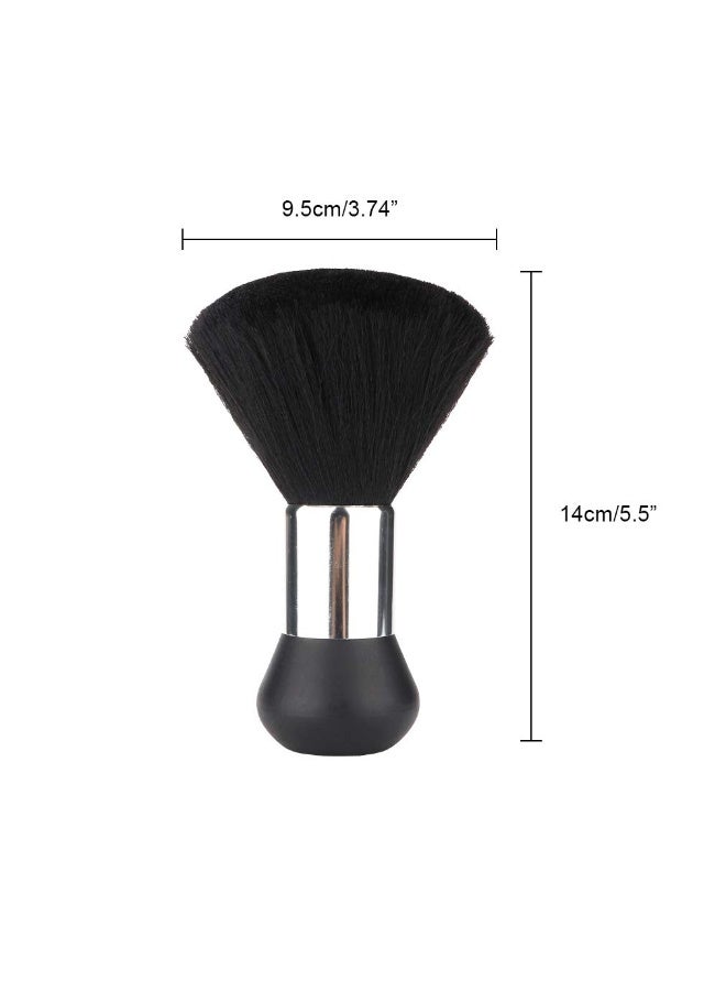 Black Large Barber Brush Neck Duster, Soft Hairbrush for Hair Cutting Neck Face Cleaning Hair Sweep Brushes Salon Tool - Image 2