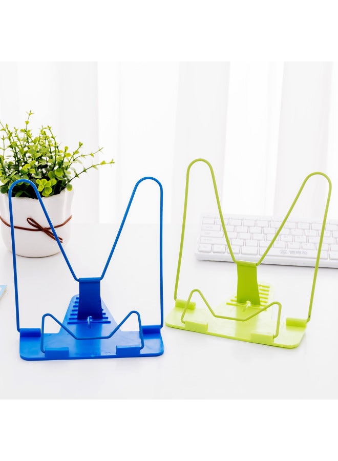 HELPS Simple Reading Rack Multifunctional Reading Bookshelf Student Bookstand Bookshelf Color - Image 3