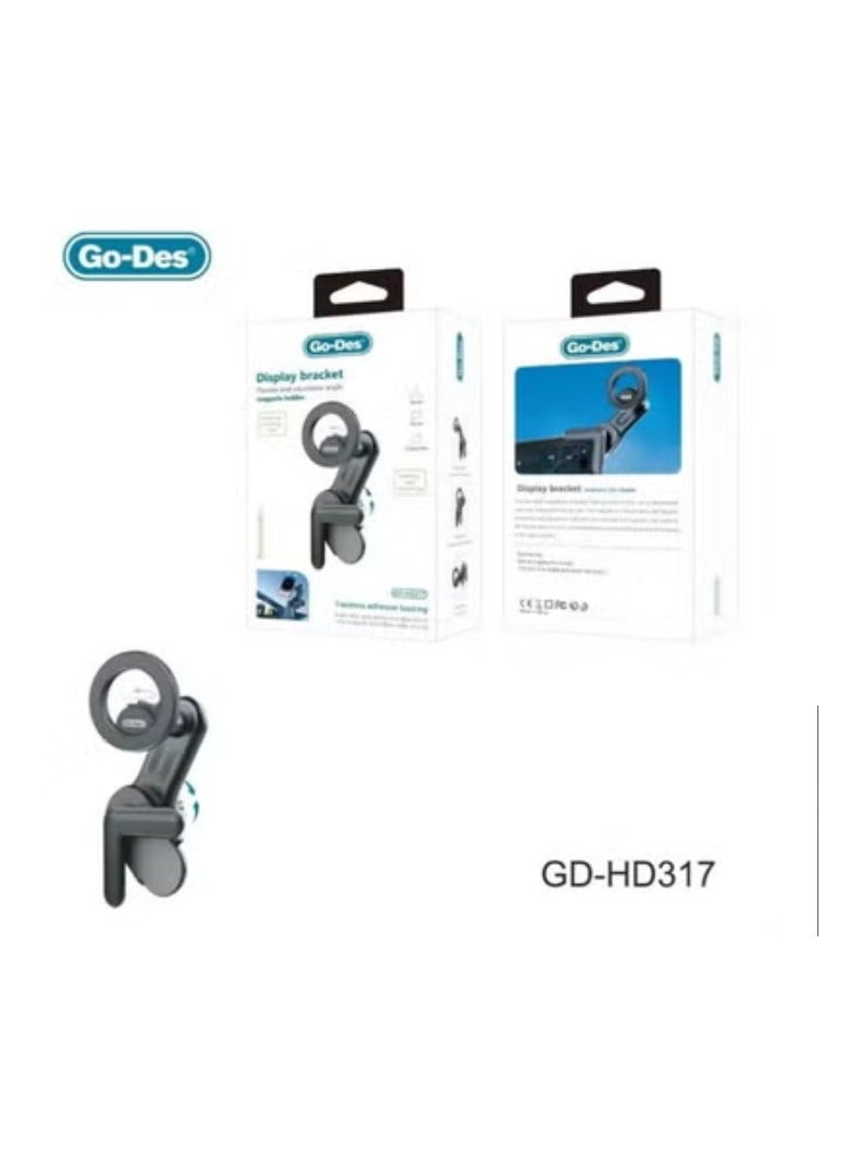 جو-ديز "360° Rotatable V-Corner Laptop, Monitor & Phone Holder – Multi-Device Stand for Optimal Viewing" - Image 4