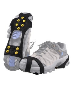 Ice Cleats with 10 Spikes for Hiking and Climbing, Traction Crampons for Men and Women, Perfect for Snow and Ice Walking