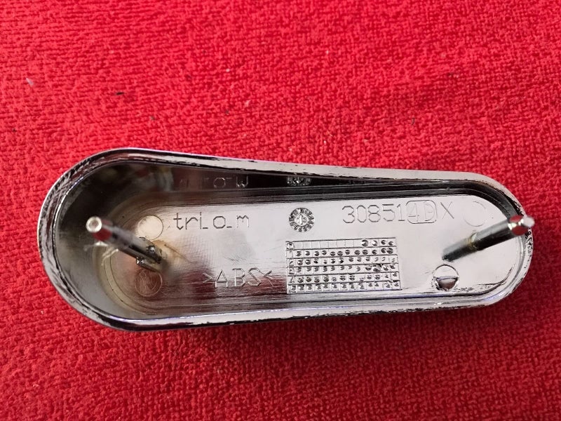 فيسبا عاكس جانبي LH من Vespa OEM 1B006553 - للتركيب الأمامي اختر فيسبا: GT، GTS، GTV، LX، S | 584083(برتقالي) - Image 4