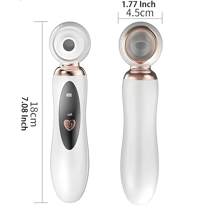 SHOPECOM Visual Blackhead Remover Skincare Expert Acne Pore Cleaner Pimple Removal Tool with 50x Magnifier Facial Pore Cleaner Blackhead Removal Tool - Image 2
