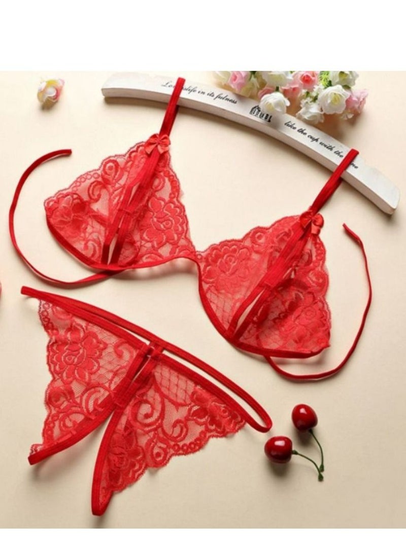 General - Three point lace underwear - Image 1