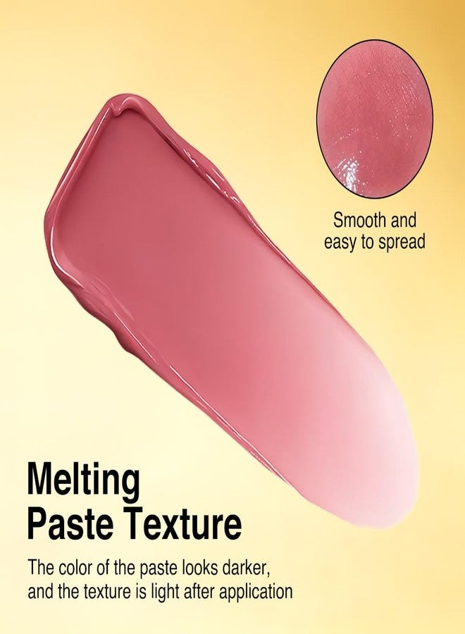 evpct Rose Honey Lipstick Tinted Lip Balm, Moisturizing Tinted Lip Oil Stick Lipstick for Older Women, Sheer Lightweight Hydrating Nourishing Shine Tinted Lip Balm Color Gloss Tint Stain, 05# Rose - Image 5