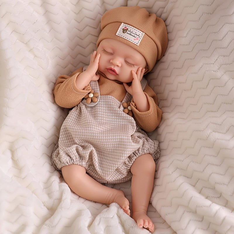 BABESIDE 16 Inch Silicone Baby Doll Weighted 4 PoundsNOT Vinyl Realistic Baby Doll Girl Lifelike Reborn Baby Dolls Silicone Full Body Gift with Accessories for Kids 3 Collectors - Image 3