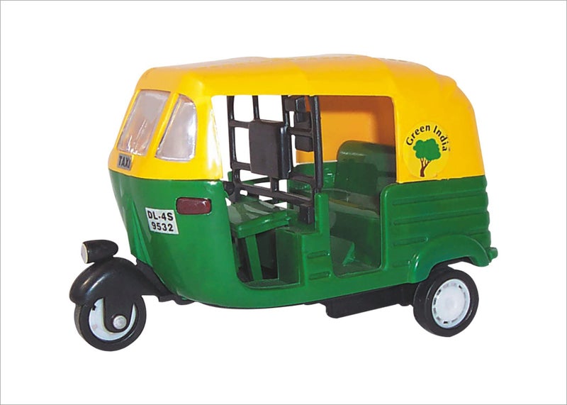 Centy Toys Plastic Pull Back Auto Rickshaw, Number Of Pieces: 1, Multicolour, 36 Months - Image 2