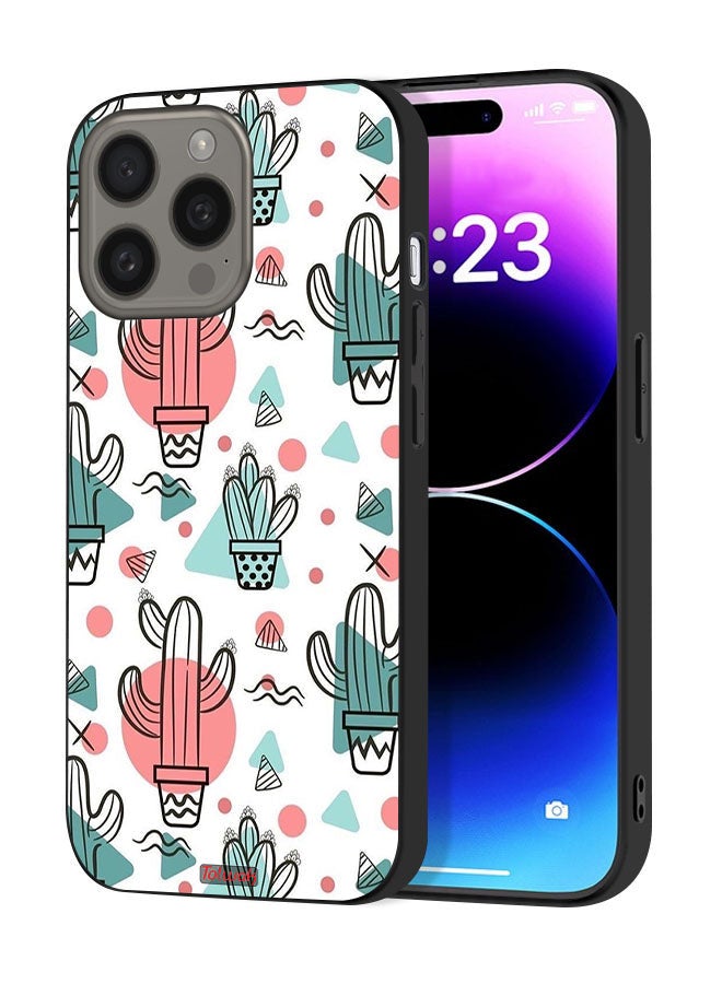 Tolwak Apple iPhone 15 Pro Protective Case Cover Cactus - Image 1