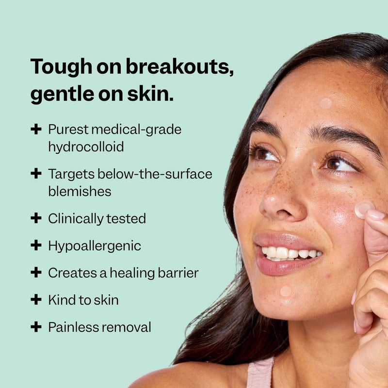 Peach Slices - Deep Blemish Microdarts (9 ct) - Early Stage Pimple Patches for Face - Salicylic Acid, Niacinamide, Hyaluronic Acid, Tea Tree Oil & Cica - Vegan, Cruelty Free, Korean Skin Care & Beauty - Image 3