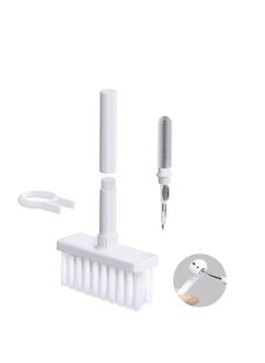 Spaceshoop Keyboard & Earphone Cleaner 5 in 1 Multifunctional in-Ear Headphones Cleaning Brush Computer Cleaning Tools Kit Corner Gap Duster Keycap Puller for Laptop Airpods Pro Bluetooth Earphones  - Image 1