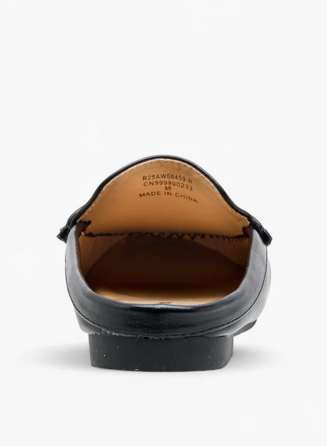 Le Confort Women's Metal Accent Slip-On Mules