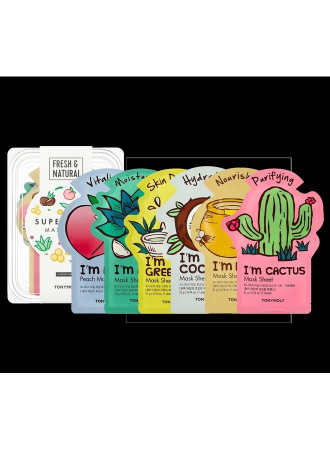 توني مولي وعاء قناع الطعام الفائق من توني مولي، مجموعة أقنعة الوجه الورقية لتجديد وترطيب البشرة المتعبة، 0.74 أونصة - Image 5