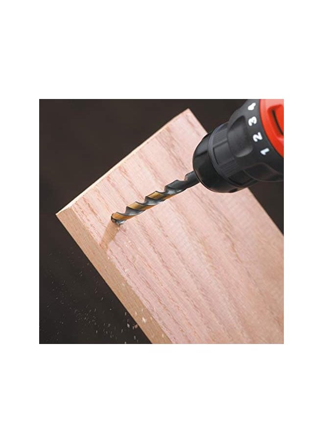BLACK+DECKER & Decker 50 Pieces Accessories Bit Set In Kitbox For Wood, Metal & Concrete Drilling & Screwdriving, Orange/Black - A7168-Xj, 2 Years Warranty  - Image 3