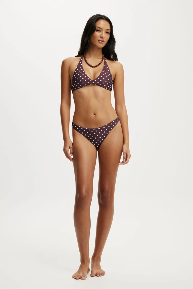Cotton On  SCOOP NECK HALTER BIKINI TOP for Women | Best Price UAE