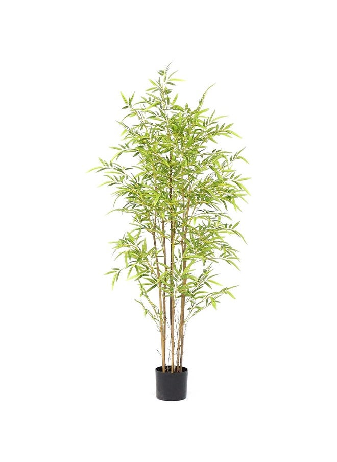 Generic Imitation Bamboo Plant With Pot, Imitation Bamboo Plant With Natural Texture, Suitable For Home Office Interior Decoration 120cm  - Image 1