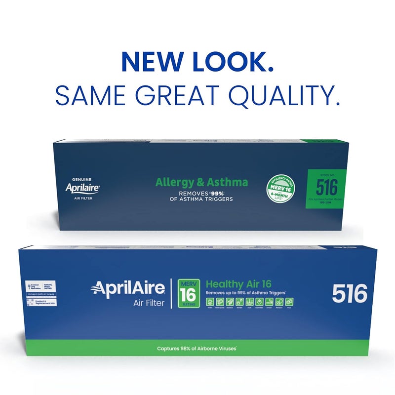 Aprilaire AprilAire 516 Replacement Filter for AprilAire Whole House Air Purifiers  MERV 16 Allergy Asthma  Virus 31x28x4 Air Filter Pack of 1  - Image 2