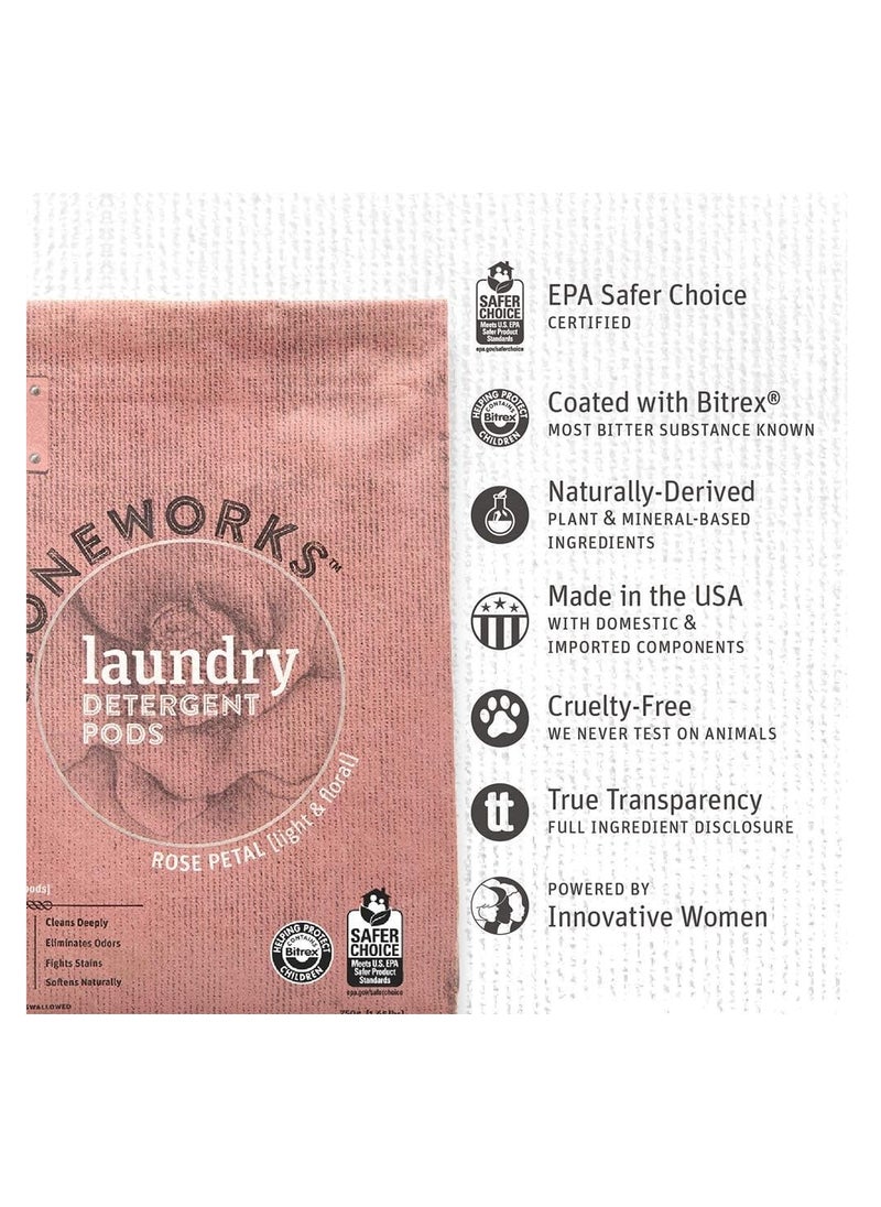 Grab Green - Grab Green Stoneworks Laundry Detergent Pods With Rose Petals 50 loads - Image 1