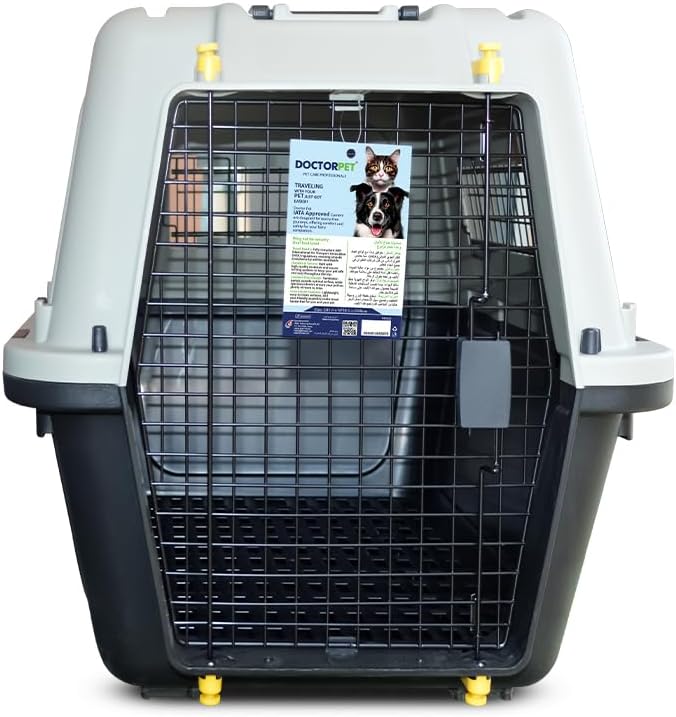 DoctorPet Doctor Pet Extra Large IATA Approved Pet Carrier Crate - Image 1