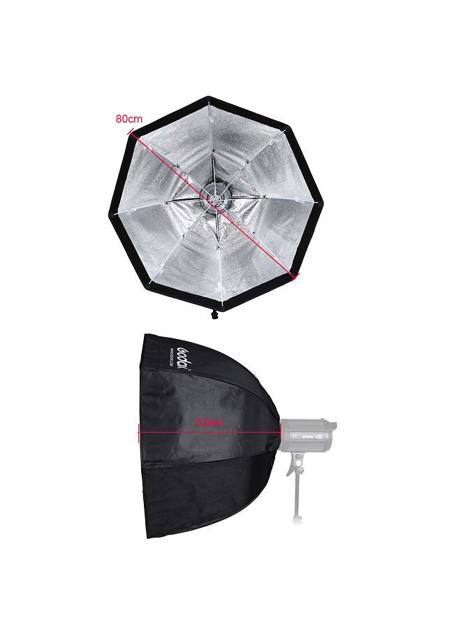 Godox - SB-UE 80cm / 31.5in Portable Octagonal Umbrella Softbox with Bowens Mount for Speedlite - Image 1