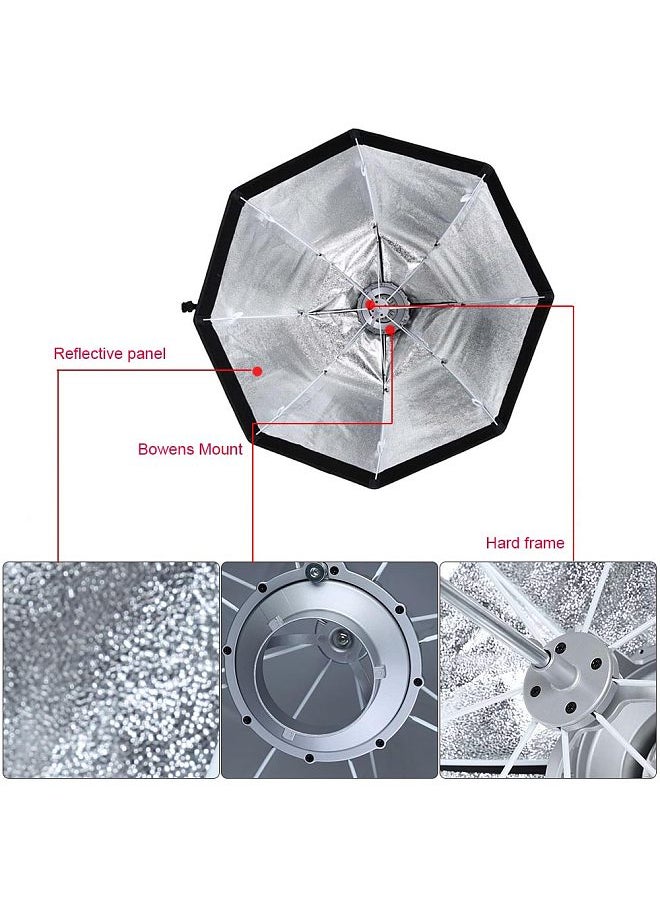 Godox - SB-UE 80cm / 31.5in Portable Octagonal Umbrella Softbox with Bowens Mount for Speedlite - Image 1