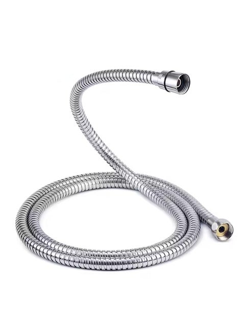 Imaashi Shower Hose Stainless Steel HandHeld Shower Head Hose Faucet Extension Pipe With Solid Brass Nut Link Encryption Flexible Shower Head Hose Bidet Extension Pipe 1 Meter