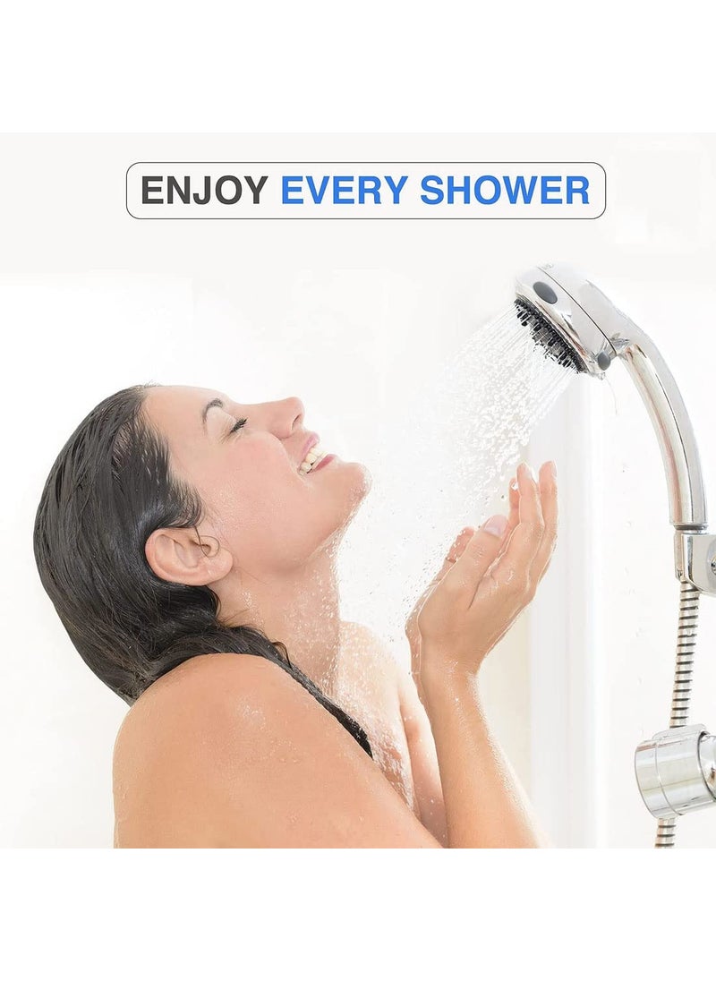 Imaashi Imaashi Shower Hose Stainless Steel HandHeld Shower Head Hose Faucet Extension Pipe With Solid Brass Nut Link Encryption Flexible Shower Head Hose Bidet Extension Pipe 1 Meter  - Image 5