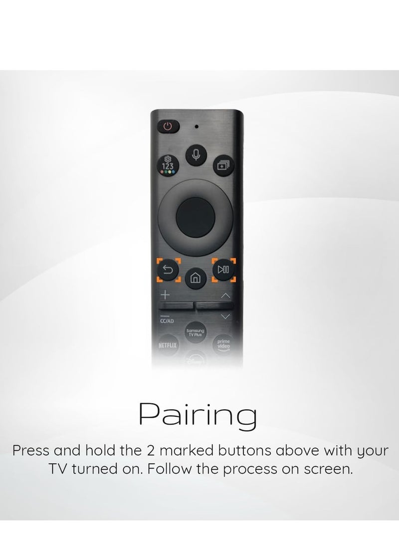 JAJEEK - "New Original OEM BN59-01385A 2021 Solar Voice Remote Control for Samsung Smart TVs – Compatible with Neo QLED, The Frame & Crystal UHD Series, Solar Charging & Voice Control" - Image 1