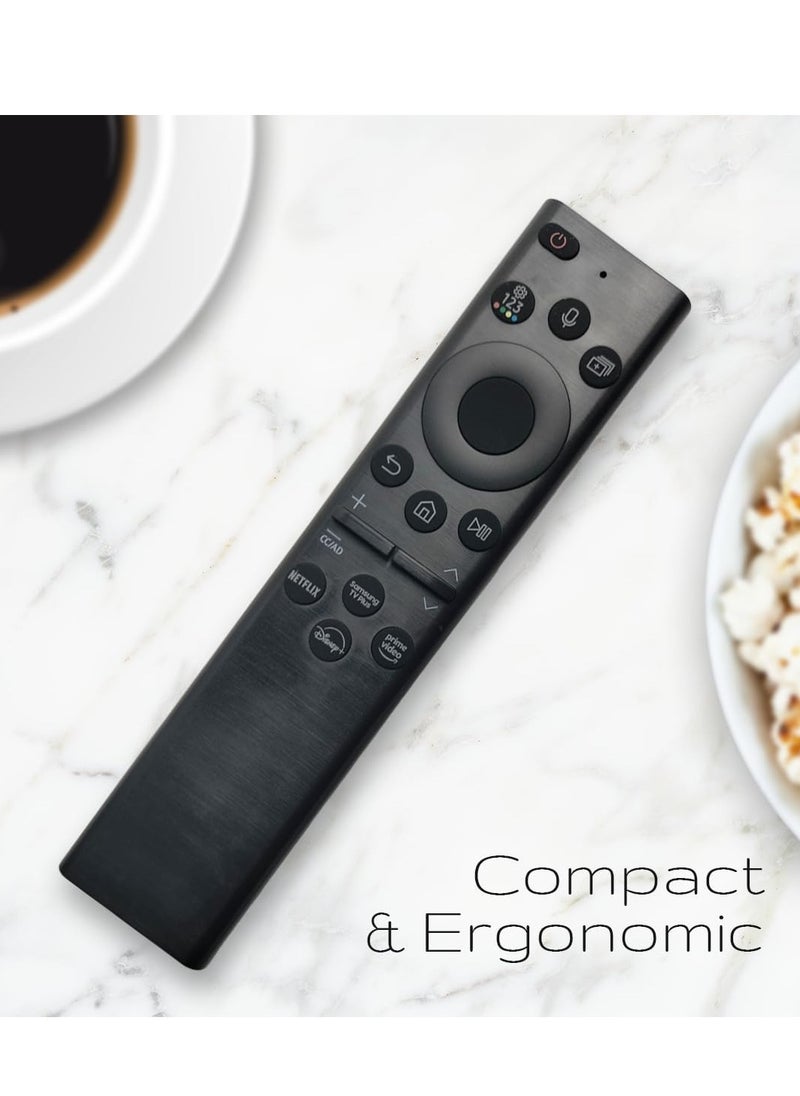 JAJEEK - "New Original OEM BN59-01385A 2021 Solar Voice Remote Control for Samsung Smart TVs – Compatible with Neo QLED, The Frame & Crystal UHD Series, Solar Charging & Voice Control" - Image 1