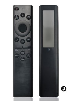 "New Original OEM BN59-01385A 2021 Solar Voice Remote Control for Samsung Smart TVs – Compatible with Neo QLED, The Frame & Crystal UHD Series, Solar Charging & Voice Control"