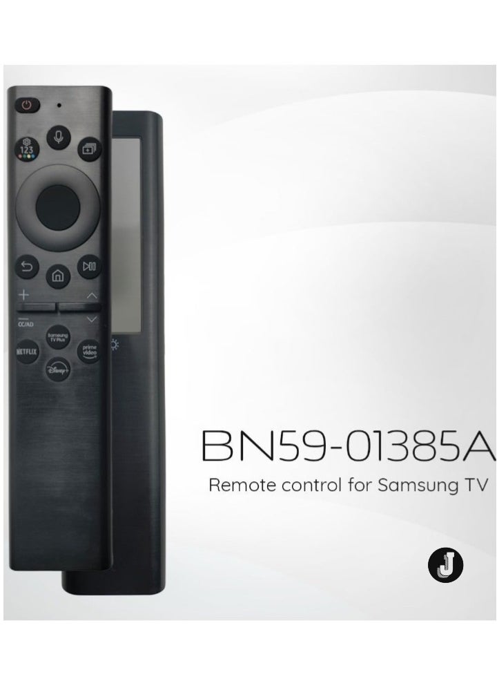 JAJEEK - "New Original OEM BN59-01385A 2021 Solar Voice Remote Control for Samsung Smart TVs – Compatible with Neo QLED, The Frame & Crystal UHD Series, Solar Charging & Voice Control" - Image 1