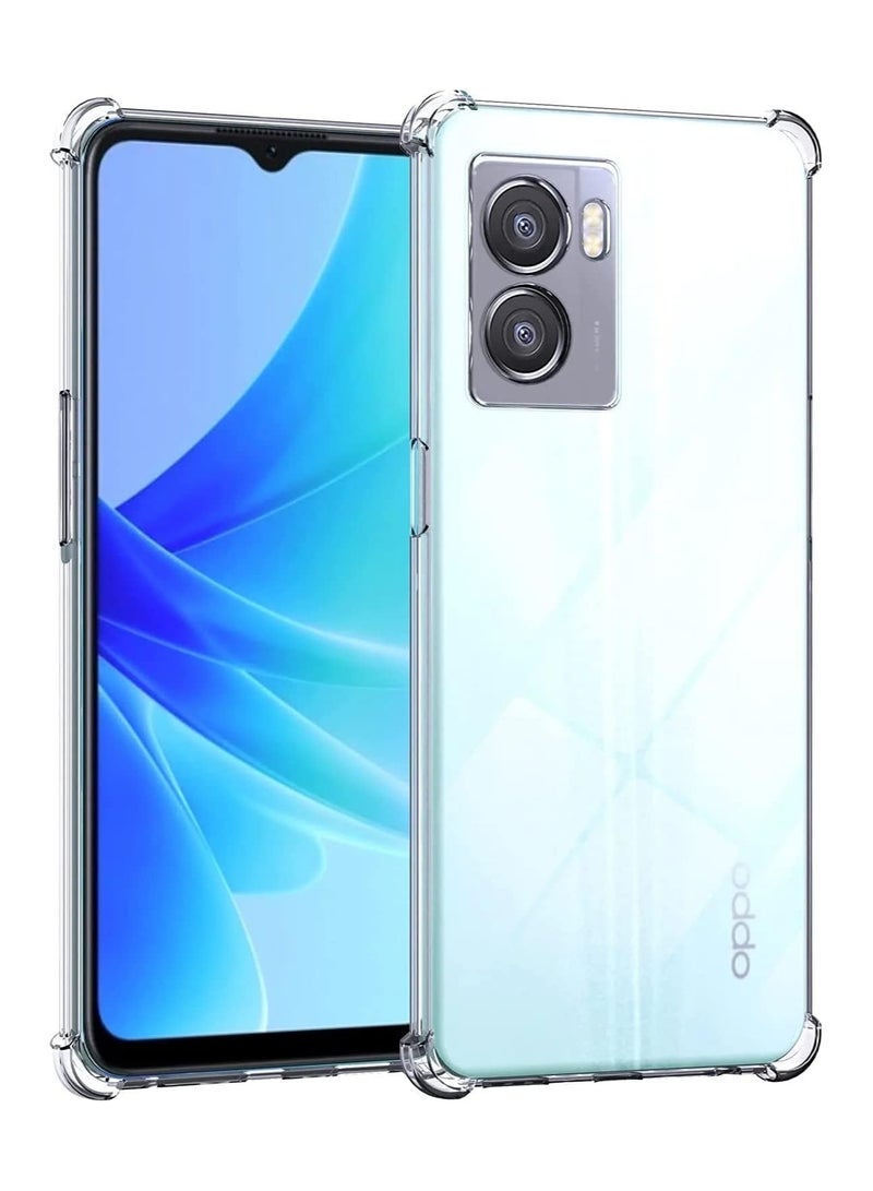 OPPO A57 4G Clear Case Cover Soft Flexible Transparent Silicone TPU Back Cover Full Camera Protection with Shockproof Bumper Corner OPPO A57 4G - Image 1
