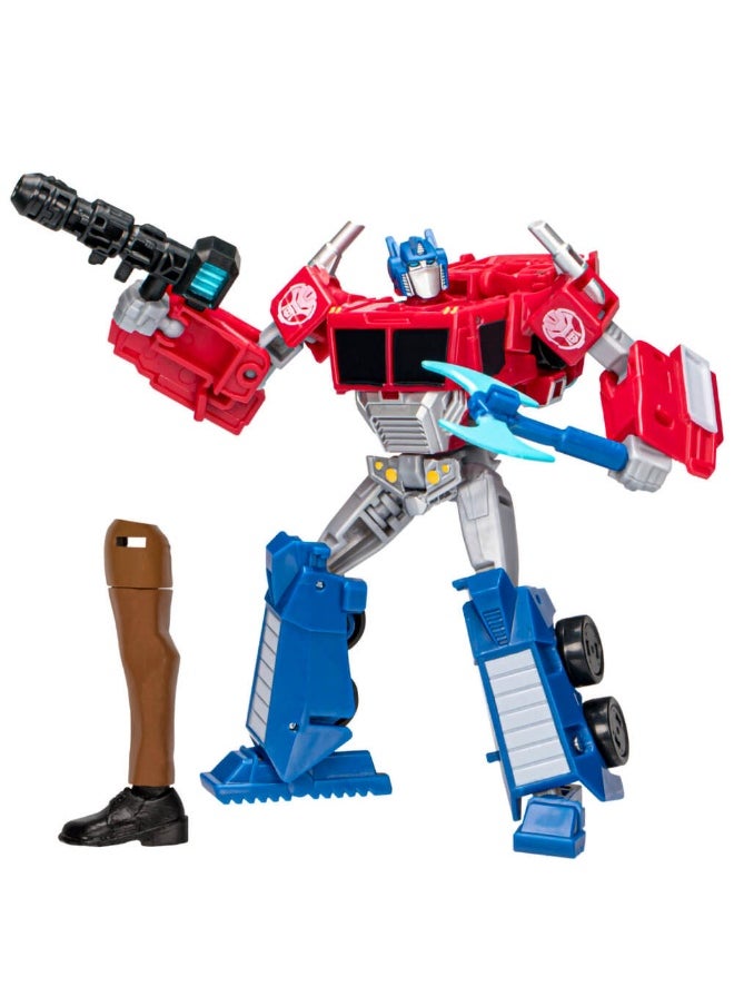 TRANSFORMERS Earthspark Deluxe Optimus Prime Action Figure (12 Cm)  - Image 1