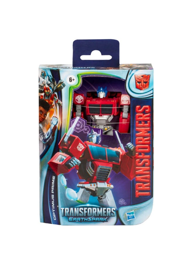 TRANSFORMERS Earthspark Deluxe Optimus Prime Action Figure (12 Cm)  - Image 2