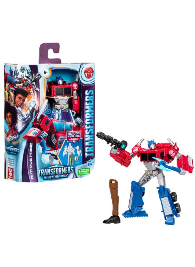 TRANSFORMERS Earthspark Deluxe Optimus Prime Action Figure (12 Cm)  - Image 4