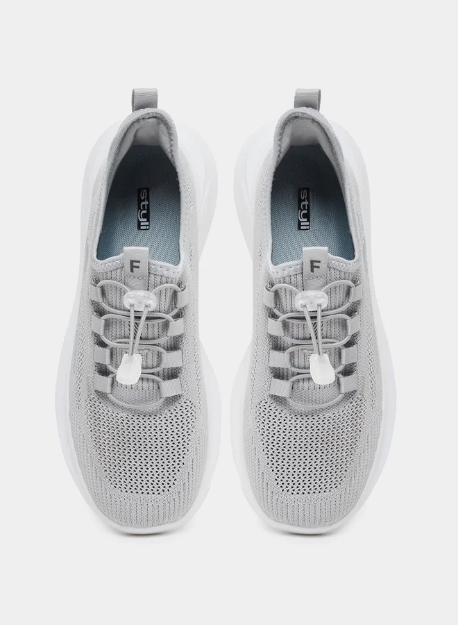 Styli Styli Women Toggle Lace Up Sneakers