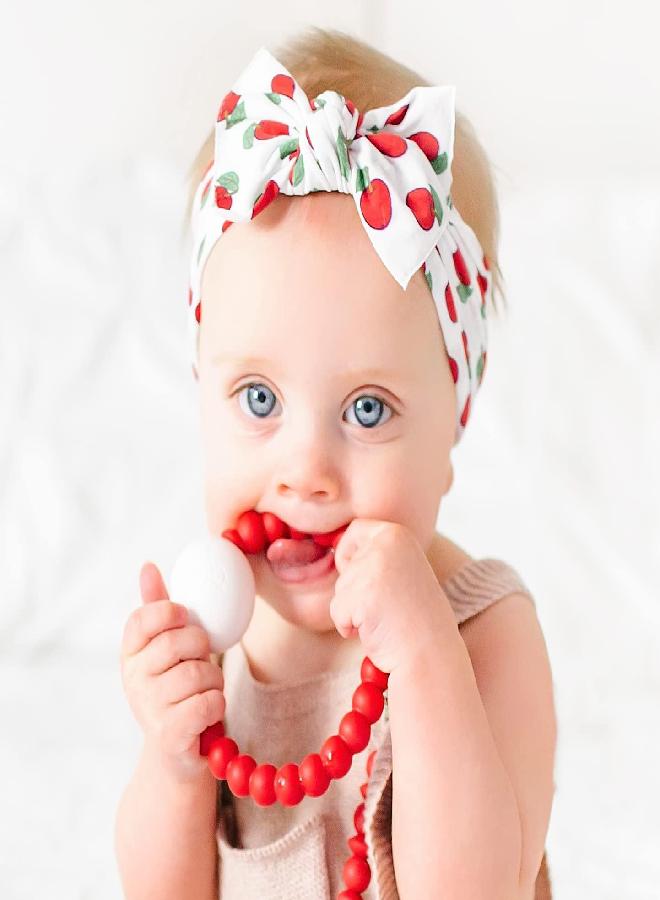 Ryan & Rose Ryan and Rose Cutie Teether Rattle (Red) - Image 3
