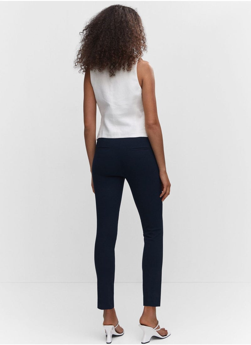 MANGO - High Waist Pants - Image 1