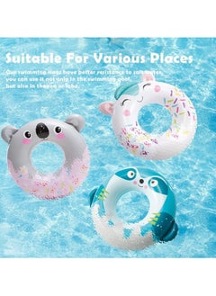 SUKILO Koala Donut Swimming Ring for Kids Ages 6-12 – 76cm Inflatable Pool Float, Cute Swim Tube for Pool, Beach & Summer Fun, Ideal for Parties & Gifts  - Image 3
