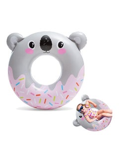 SUKILO Koala Donut Swimming Ring for Kids Ages 6-12 – 76cm Inflatable Pool Float, Cute Swim Tube for Pool, Beach & Summer Fun, Ideal for Parties & Gifts  - Image 1