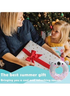SUKILO Koala Donut Swimming Ring for Kids Ages 6-12 – 76cm Inflatable Pool Float, Cute Swim Tube for Pool, Beach & Summer Fun, Ideal for Parties & Gifts  - Image 4