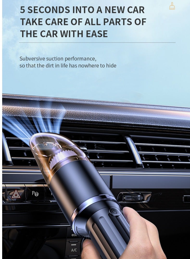 Vacuum Cleaner Cordless Rechargeable with Low Noise and  Fast Charging （BLACK） - Image 2