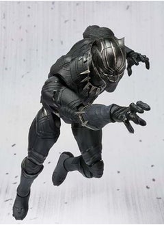 نيبمينينت مجسم شخصية بلاك بانثر من سلسلة أفلام "Marvel Avengers" بطول 17 سم  - Image 5