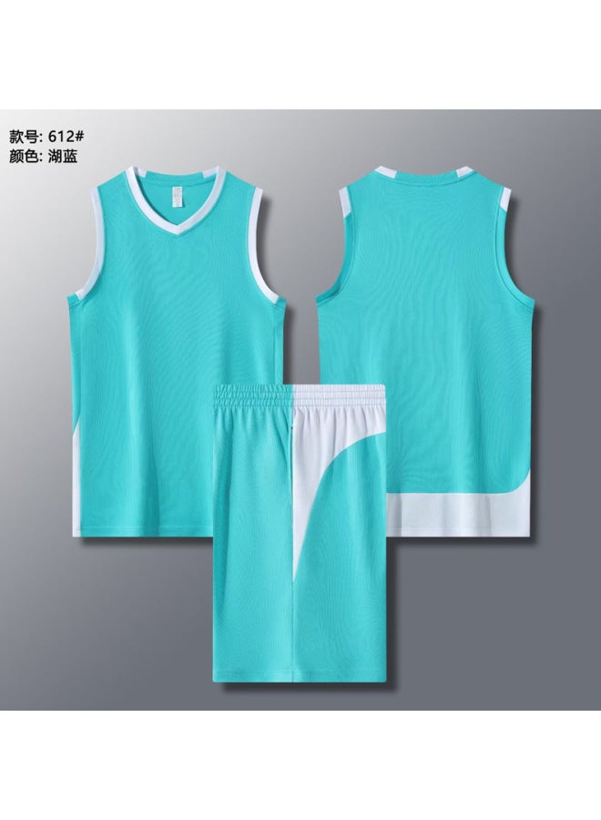 American Basketball Uniform Suit Male College Student Training Vest Children Compeion Sports Team Uniform Quick-drying Basketball Jersey