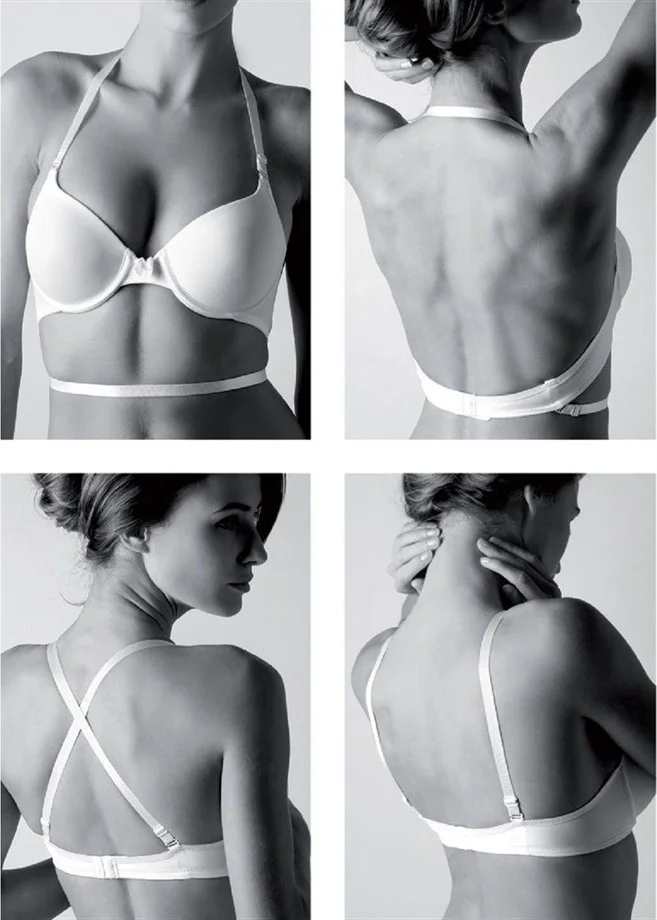 ماجيك فورم 3510 Thin Sponge Plain Fabric Bra - White